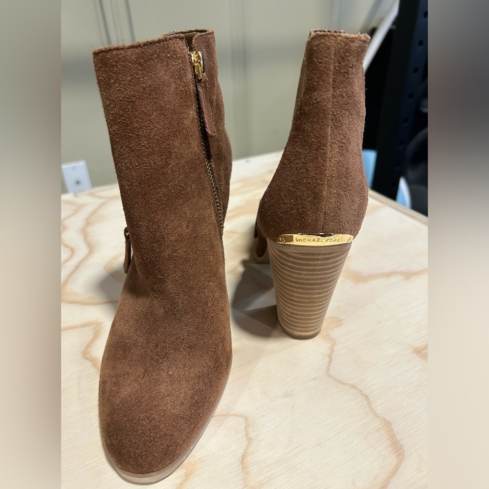 Michael Kors Leather Heels/Boots - Picture 5 of 6